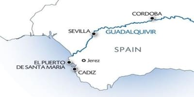 Guadalquivir মানচিত্র